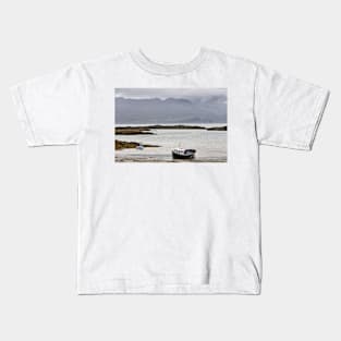 Boats at Ardvaser, Isle of Skye - Scotland Kids T-Shirt